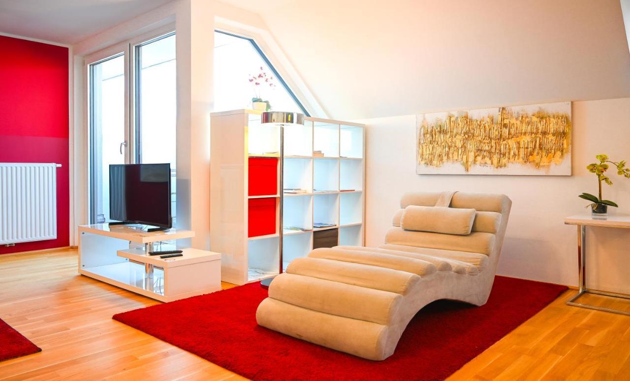 Modern Duplex Museumsquartier Viena Exterior foto